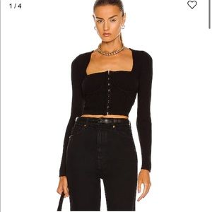 JONATHAN SIMKHAI STANDARD
Rib Bustier Top